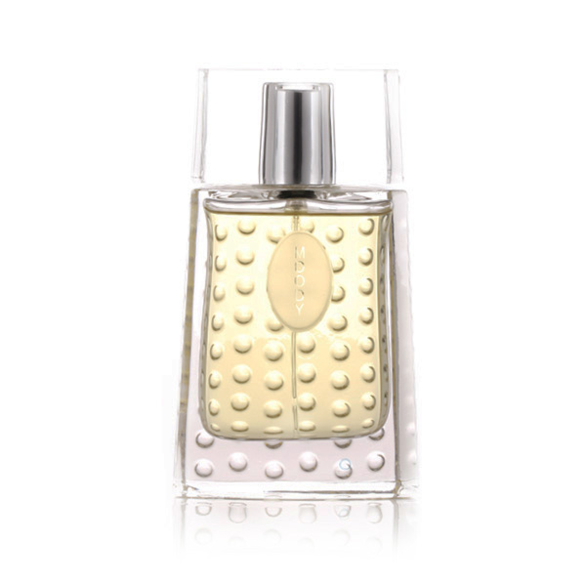 Arabian Oud Moody EDP 75 mL bottle featuring elegant branding, showcasing the Arabian Oud signature fragrance packaging.