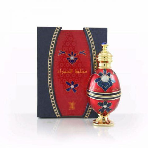 Al Hamra perfume: Arabian Oud Mukhalat Al-Hamra Eau de Parfum 50 ml – bottle and box