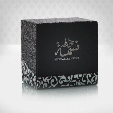 Arabian Oud Mukhallat Nesma perfume oil for women in a 6ml bottle, featuring a luxurious concentrated perfume oil formulation.