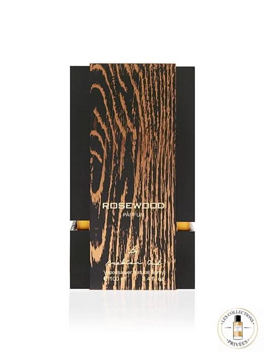 Arabian Oud Rosewood EDP Eau de Parfum 100ml bottle with box, featuring elegant packaging and floral-woody scent presentation.