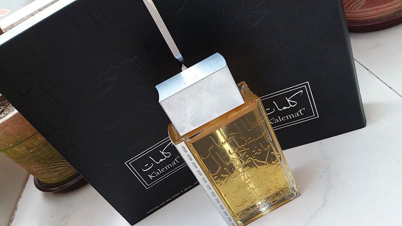 Sehr Al-Kalemat Eau De Parfum by Arabian Oud, 100ml bottle, elegant glass container with floral and oriental fragrance details