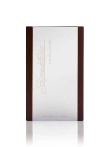 Arabian Oud Signature for Men EDP in 90ml bottle, elegant perfume with a sophisticated scent, shown in a sleek glass bottle.