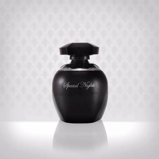 Arabian Oud Special Night for Men Eau De Parfum 100ml bottle and box, elegant fragrance packaging for men
