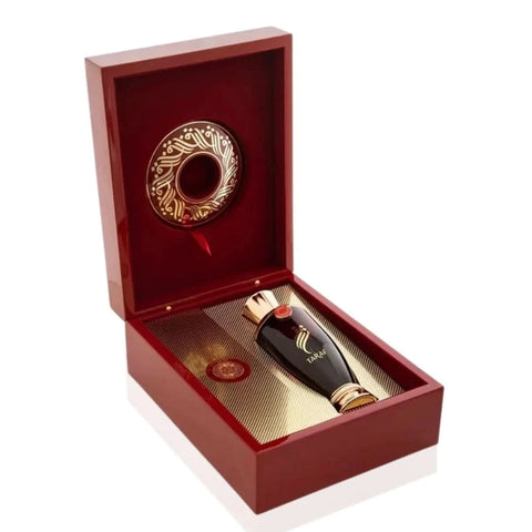 Arabian Oud Taraf Eau de Parfum spray 100ml bottle with elegant packaging, showcasing the Arabian Oud logo and design details.