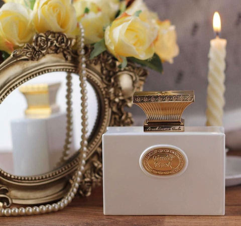 Arabian Oud Tender Musk EDP 100ml bottle with box, featuring elegant glass bottle and classic fragrance packaging.