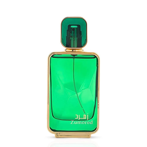 Arabian Oud Zumorod Eau de Parfum Spray 100ml bottle with elegant packaging, showcasing the luxurious Arabian Oud fragrance.