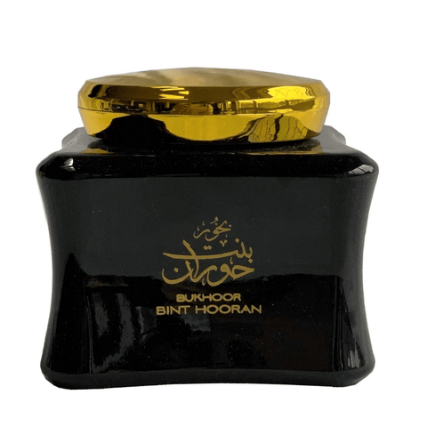Ard Al Zaafaran Bakhoor Bint Hooran 80GMS in packaging with intricate design, traditional Arabian incense for home fragrance.