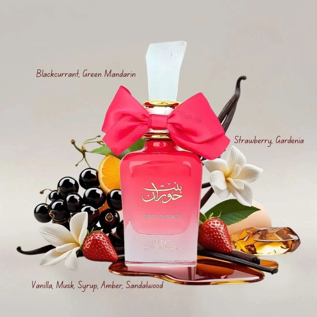 Ard Al Zaafaran Bint Hooran and Rose Passion Eau de Parfum 100 ml bundle set – image 5