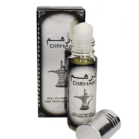 Ard Al Zaafaran Dirham Roll-On Perfume Oil in 10ml CPO bottle, long-lasting concentrated perfume for men and women.