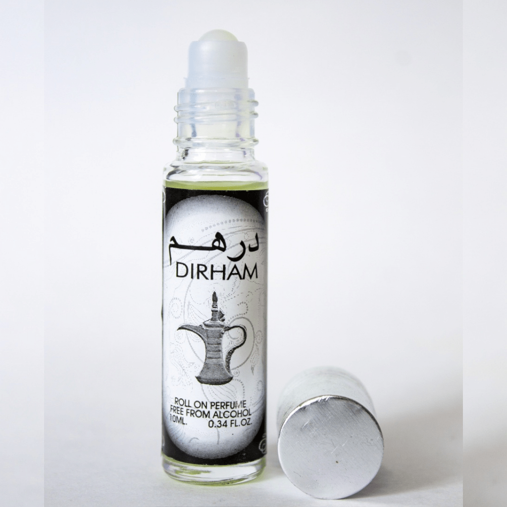Ard Al Zaafaran Dirham Roll-On Perfume Oil in 10ml CPO bottle, long-lasting fragrance for men and women, miniature concentrated perfume.