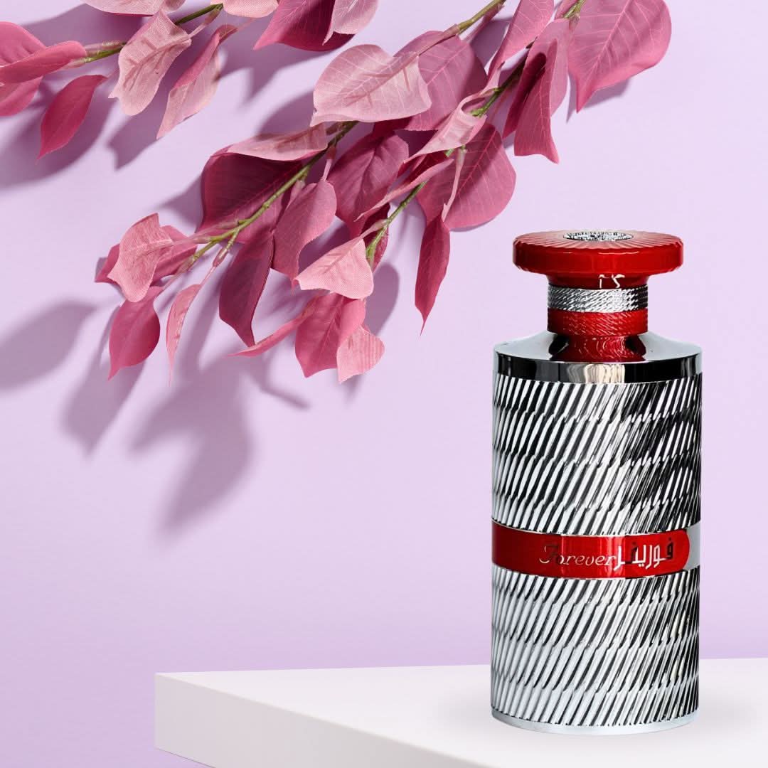 Bundle of Ard Al Zaafaran Forever Gold and Silver Eau de Parfum sprays, featuring two 100ml bottles with elegant glass packaging.