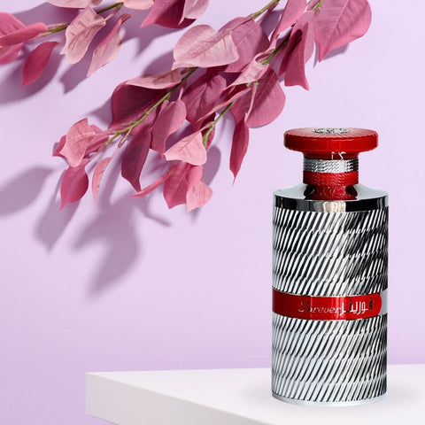 Bundle of Ard Al Zaafaran Forever Gold and Silver Eau de Parfum sprays, featuring two 100ml bottles with elegant glass packaging.