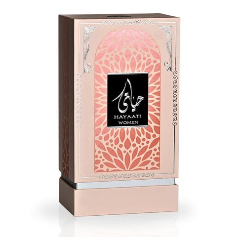Hayaati for Women Eau De Parfum spray by Ard Al Zaafaran, 100ML bottle with long-lasting, refreshing floral fragrance.