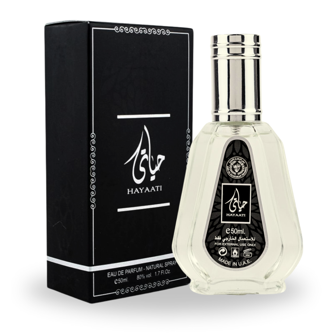 Ard Al Zaafaran Hayaati 50ml Eau de Parfum – bottle front