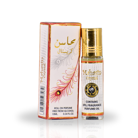 Ard Al Zaafaran Mahasin Oil Crystal Roll-On Perfume Oil 10 ml – pack of 12, image 1