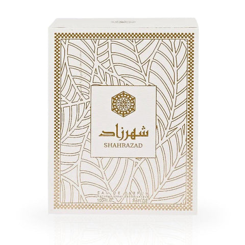 Ard Al Zaafaran Shahrazad EDP Eau De Parfum 100ML spray bottle with floral and fresh fragrance notes.
