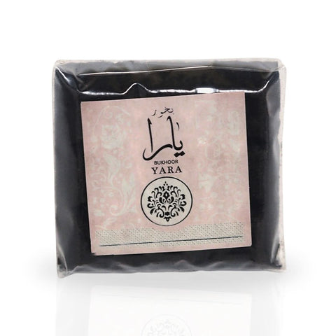 Yara Bukhoor 40g by Ard Al Zaafaran, fragrant traditional bakhoor with aromatic resin and wood chips for home use.
