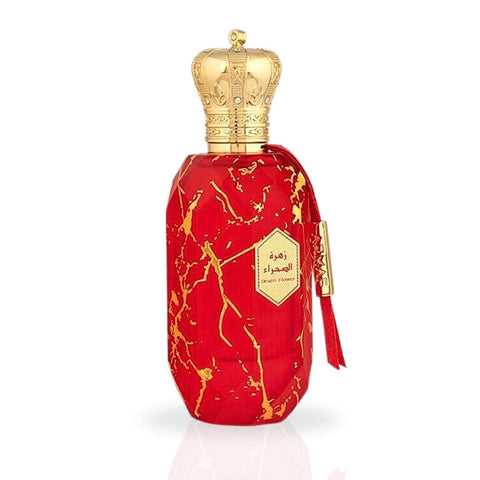 Armaf Eter Desert Flower Eau De Parfum spray 100ml bottle with floral design, showcasing the elegant fragrance.