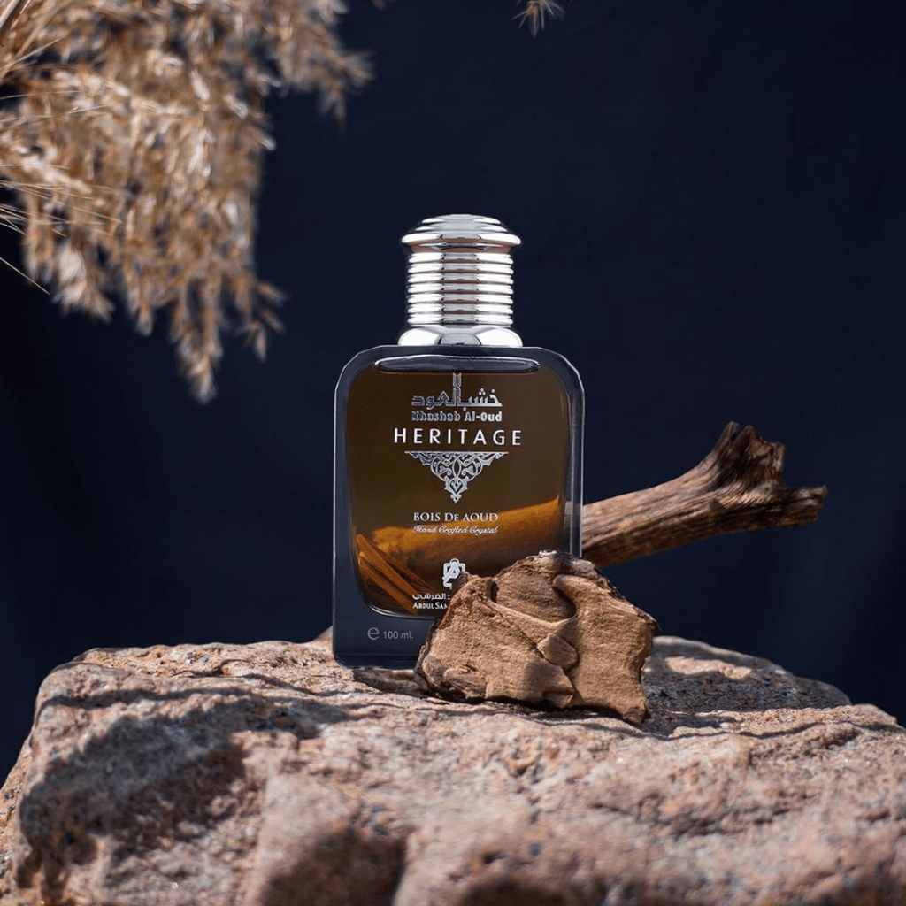 ASQ Khashab Al Oud Eau de Parfum 10 ml – bottle with dark liquid, image 4