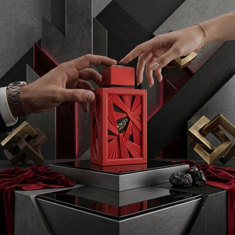 Aura by Aura Knots Absolute Eau de Parfum spray in 100ml bottle, featuring elegant packaging and floral fragrance.
