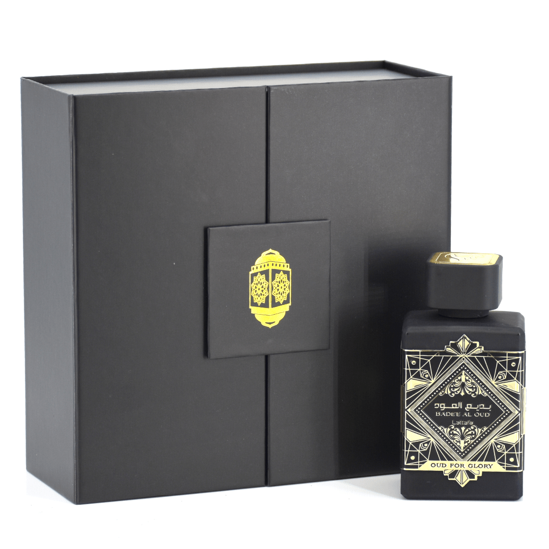 Bade'e Al Oud for Glory Gift Set With Box For Men |EDP-100ml| by Lattafa - Intense oud