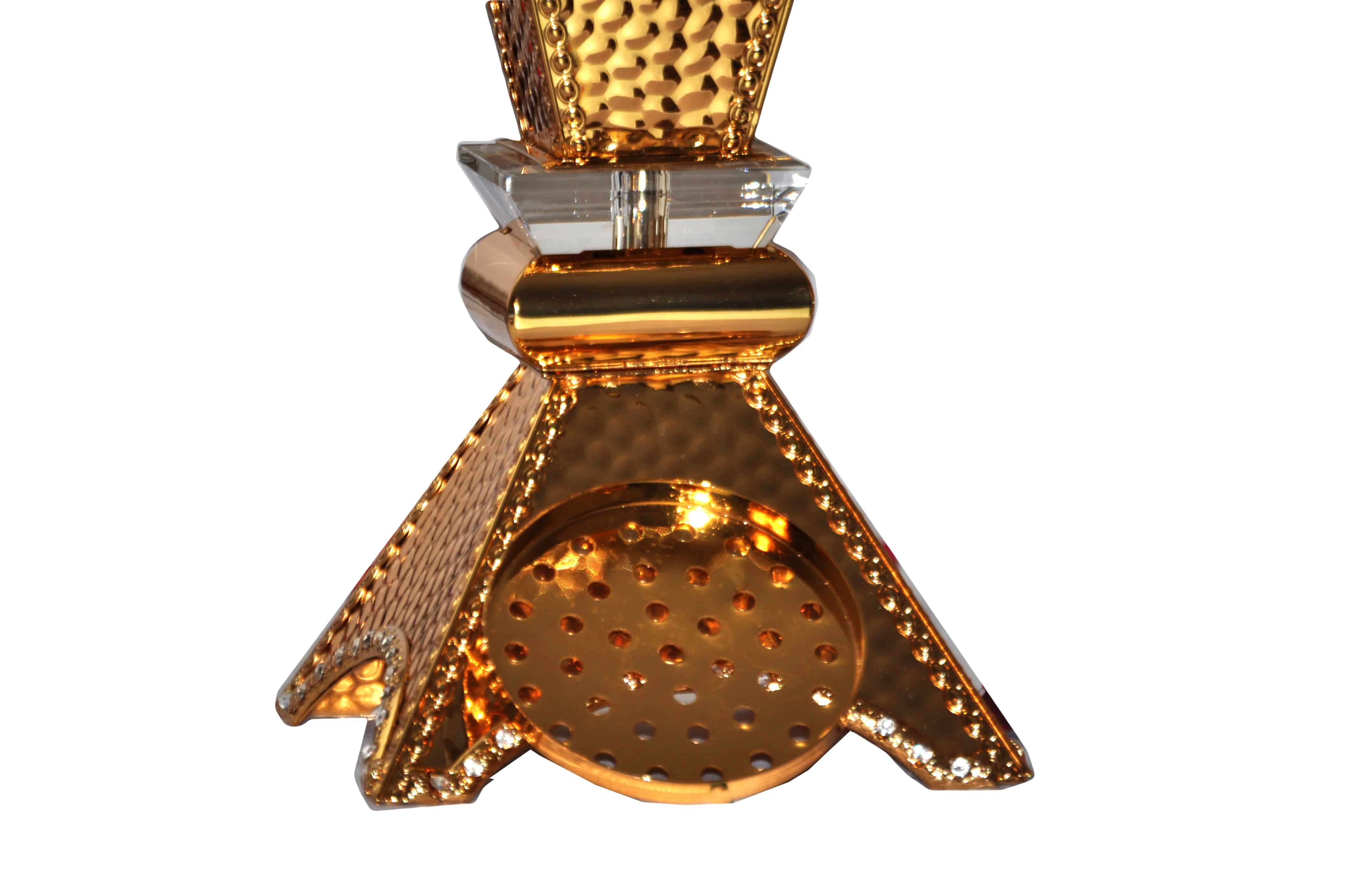 Arab Incense Bakhoor Burner - 15 inch Golden by Intense Oud - Intense oud