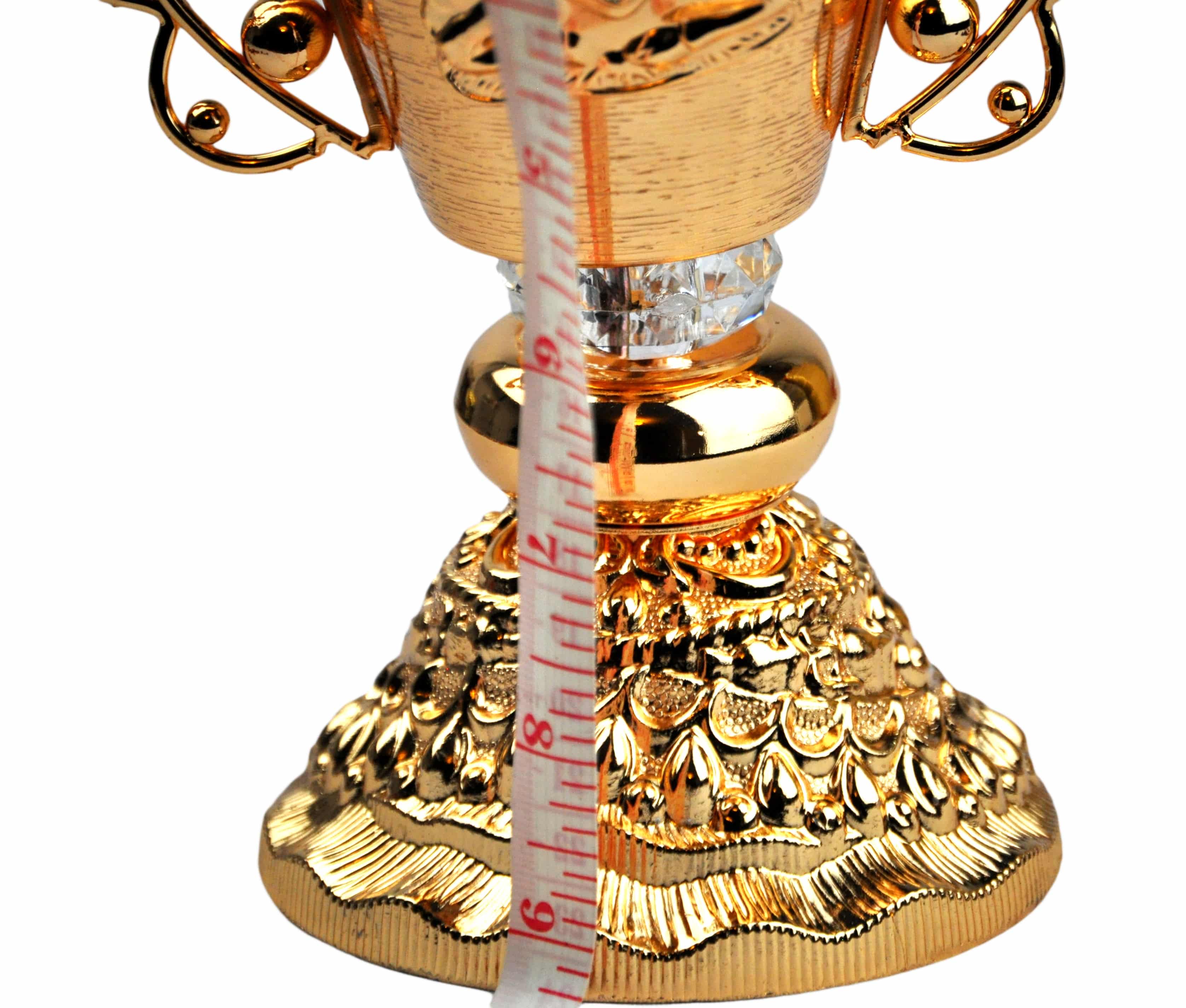 Arab Incense Bakhoor Burner - 8 inch Golden by Intense Oud - Intense oud