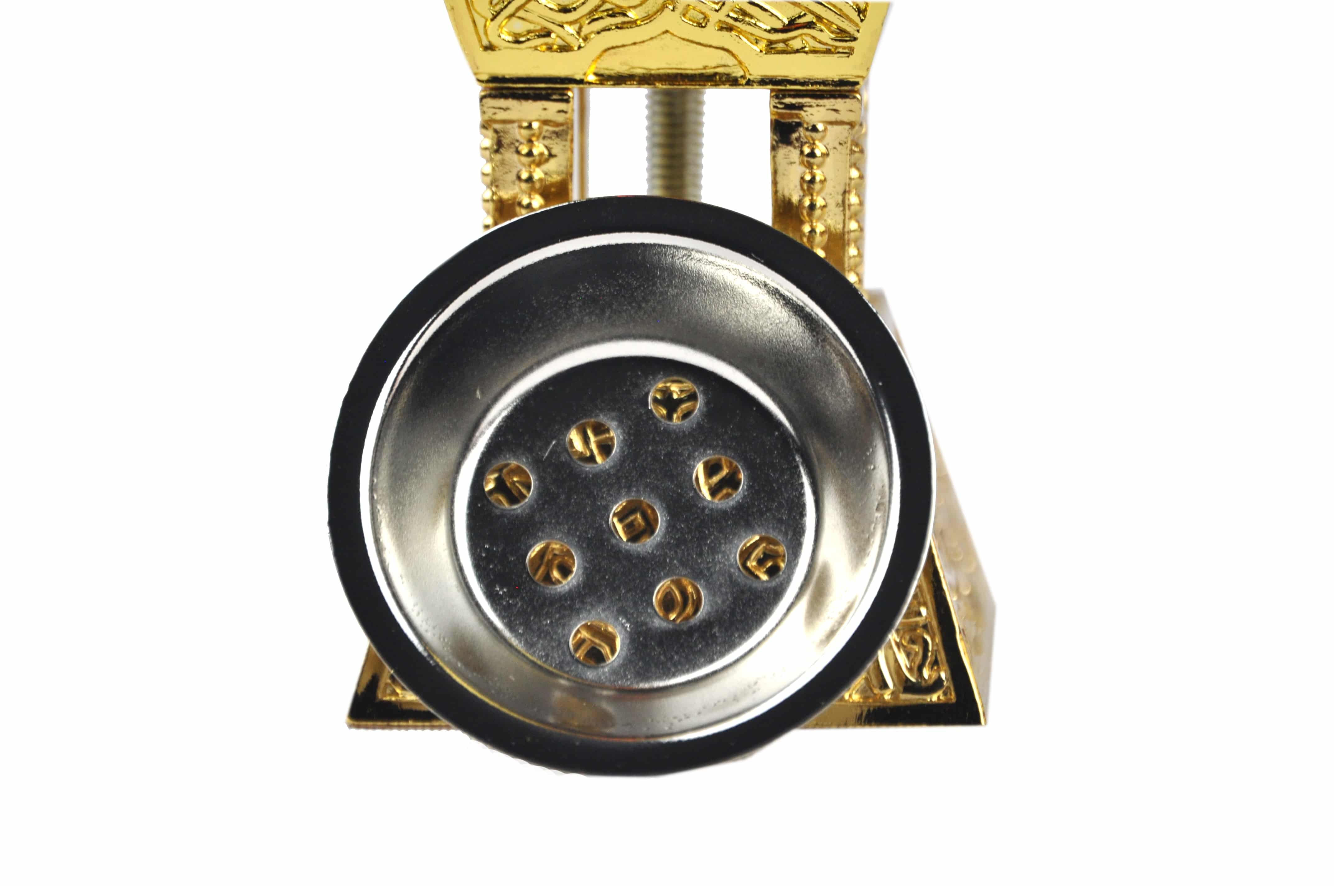 Arab Incense Bakhoor Burner - 5 inch Golden by Intense Oud - Intense oud