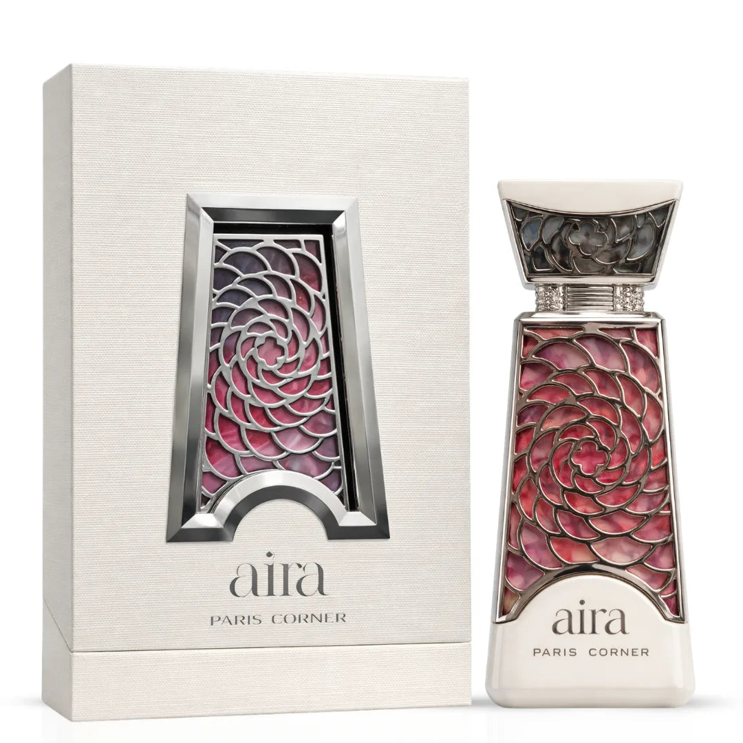Paris Corner The Show Magnifique & Aira Eau De Parfum sprays 100ml bundle, elegant glass bottles with floral and fruity scents