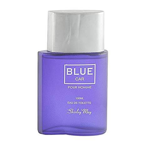 Blue Car for Men EDT - 100 ML by Shirley May (WITH POUCH) - Intense oud