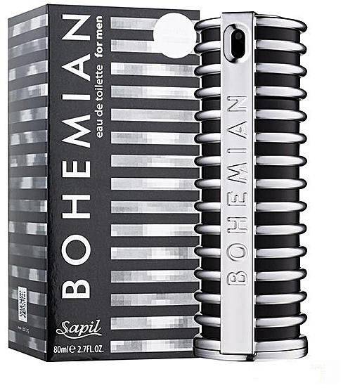 Bohemian for Men EDT - 80 ML (2.71 oz) by Sapil (BOTTLE WITH VELVET POUCH) - Intense oud