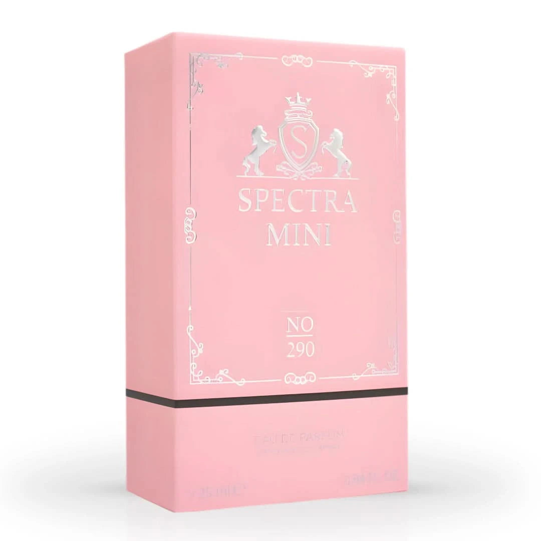 Spectra Mini No. 290 Eau De Parfum spray bottle, 25ml, with sleek design and elegant packaging.