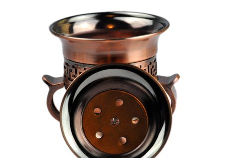 Arab Incense Bakhoor Burner Rustic - 4 inch by Intense Oud - Intense oud