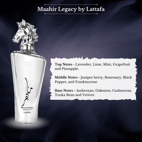 Bundle of Elite Flora EDP and Maahir Legacy EDP perfumes by Intense Oud, featuring two 100ml fragrance bottles in a single package.