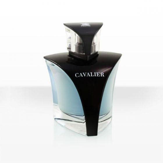 Arabian Oud Cavalier for Men EDP bottle, 100ml, featuring sleek design and elegant packaging for men's Eau de Parfum.