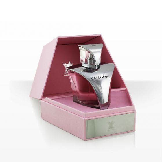 Arabian Oud Cavalier for Women EDP 100ML bottle with elegant floral and woody fragrance design.