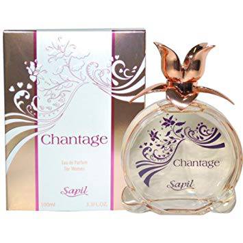 Chantage for Women EDP - 100 ML (3.4 oz) by Sapil (BOTTLE WITH VELVET POUCH) - Intense oud