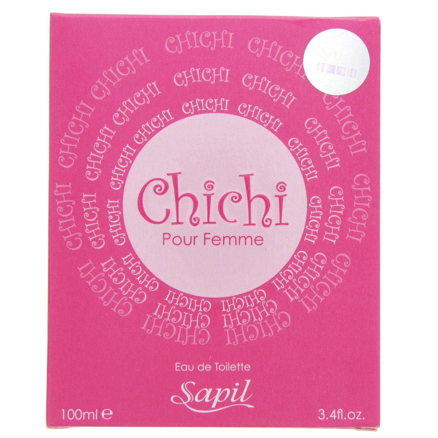 Chichi for Women EDT - 100 ML (3.4 oz) by Sapil (BOTTLE WITH VELVET POUCH) - Intense oud