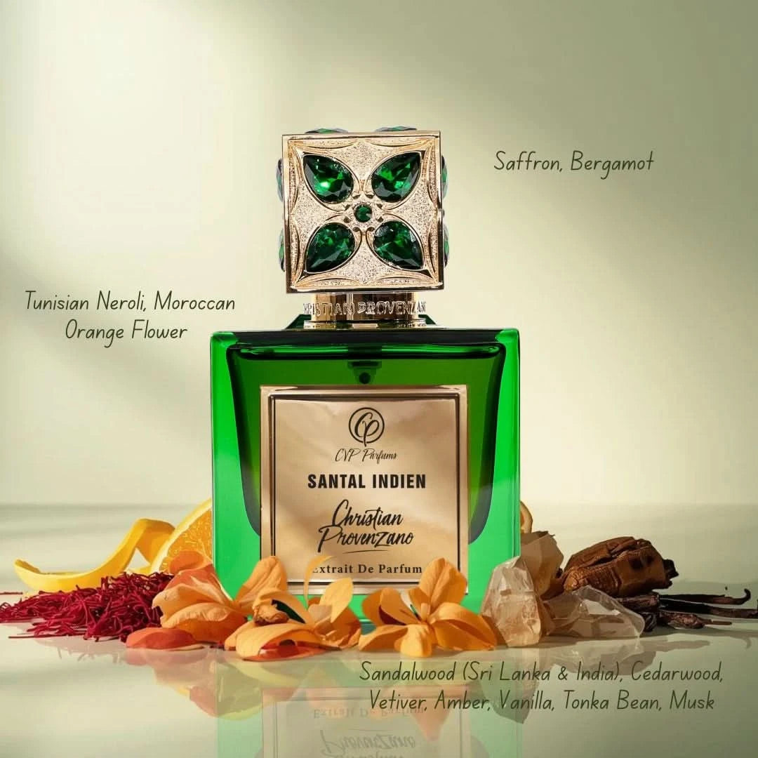 Christian Provenzano Santal Indien Extrait de Parfum 100 ml – bottle and packaging, image 4