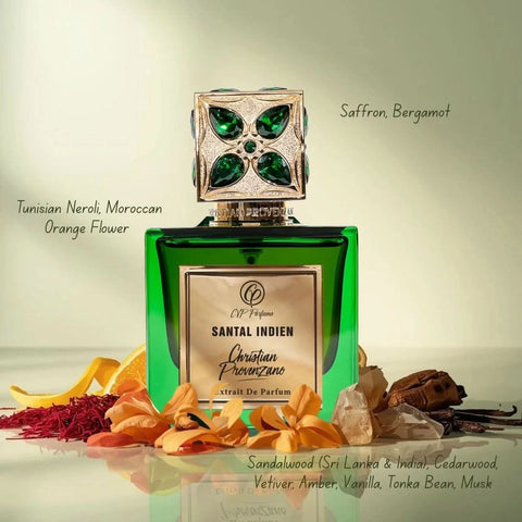 Christian Provenzano Santal Indien Extrait de Parfum 100 ml – bottle and packaging, image 4