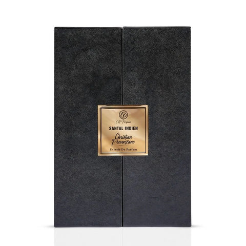 Christian Provenzano Santal Indien Extrait de Parfum 100 ml – bottle and packaging with gold accents