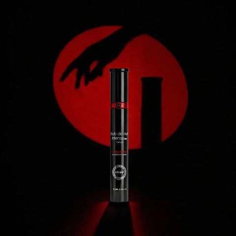 Armaf Club De Nuit Limited Edition Eau de Parfum spray 10ml bottle, sleek black packaging with silver accents, elegant and compact design.