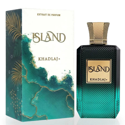 Khadlaj Island Dreams & Vanilla Dunes Eau de Parfum bundle showing two 100ml spray bottles with elegant packaging.