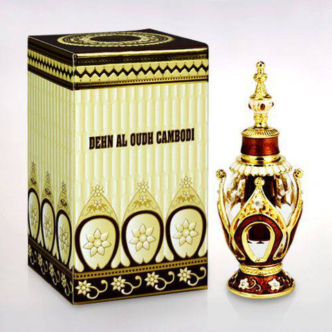 Dehn Al Oudh Cambodi Perfume Oil-3ml(0.1 oz) by Al Haramain - Intense oud