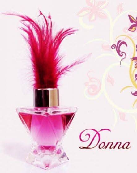 Arabian Oud Donna for Women 90ml EDP bottle with elegant packaging and floral perfume design.