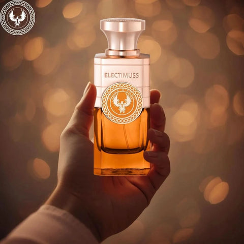 Electimuss London Spice D'Arno EDP parfum spray bottle, 100ml, with elegant packaging and fragrance details.