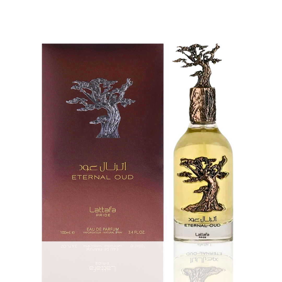 Lattafa Pride NEBRAS & ETERNAL OUD - Unisex EDP Sprays 100ML (3.4OZ), Long Lasting & Luxurious Fragrances For Men & Women. (AMAZING BUNDLE) - Intense Oud