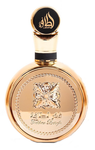 Fakhar Gold Extrait EDP - 100Ml (3.4Oz) By Lattafa. (WITH VELVET POUCH) - Intense Oud