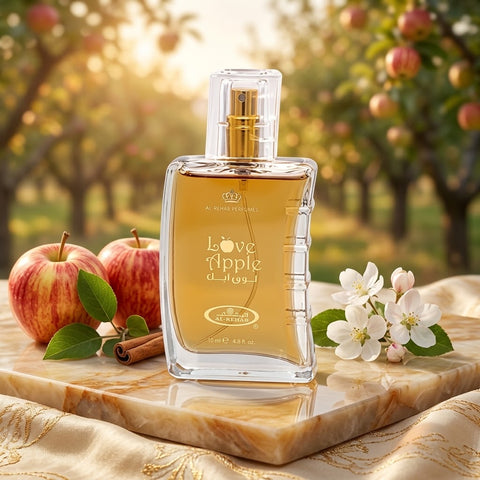 AUCTION Love Apple Eau de Parfum Spray 50ml (1.7 oz) by Al Rehab (Velvet Pouch)