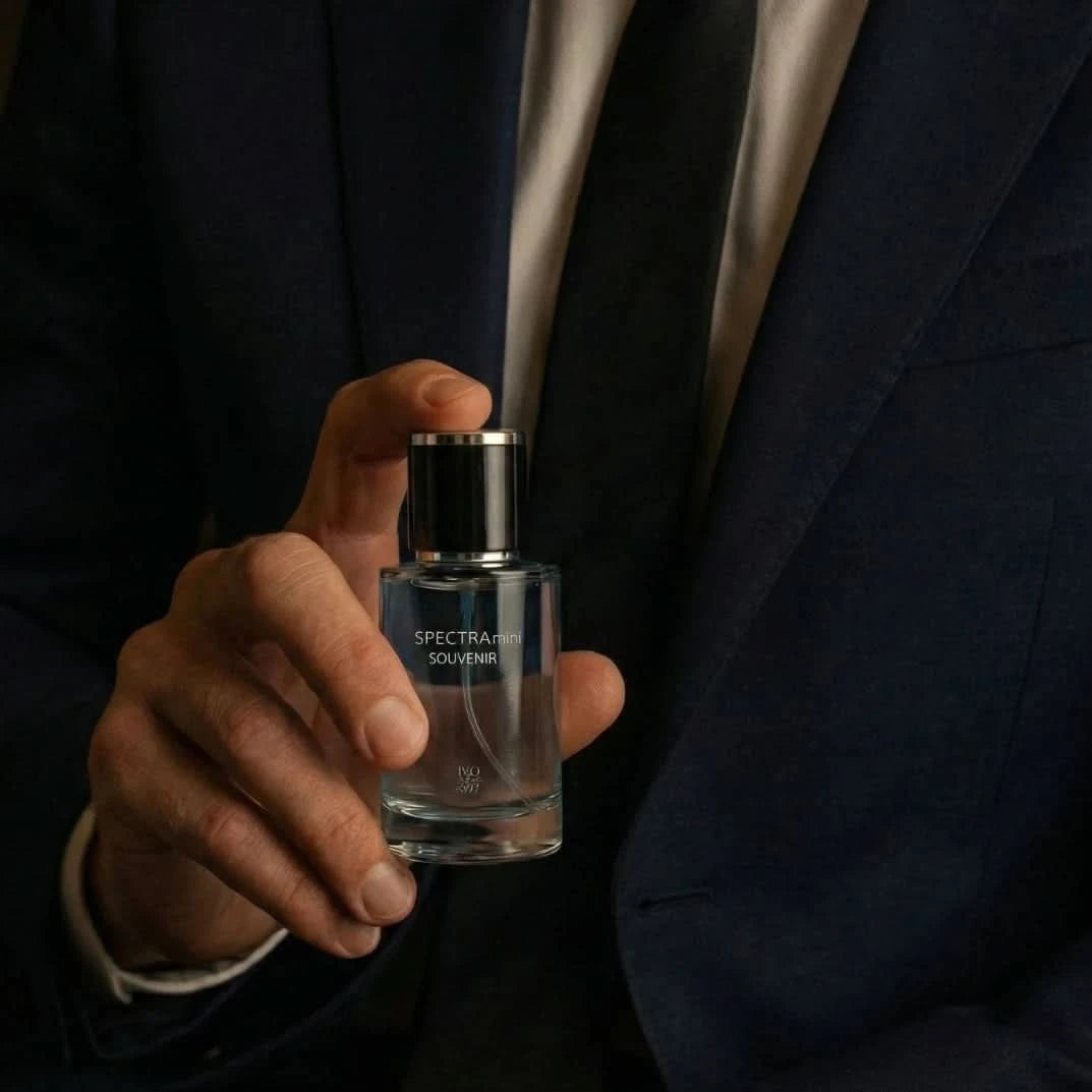 Spectra Mini No. 057 Eau De Parfum spray bottle, 30ml (1 oz), with elegant packaging and sleek design.